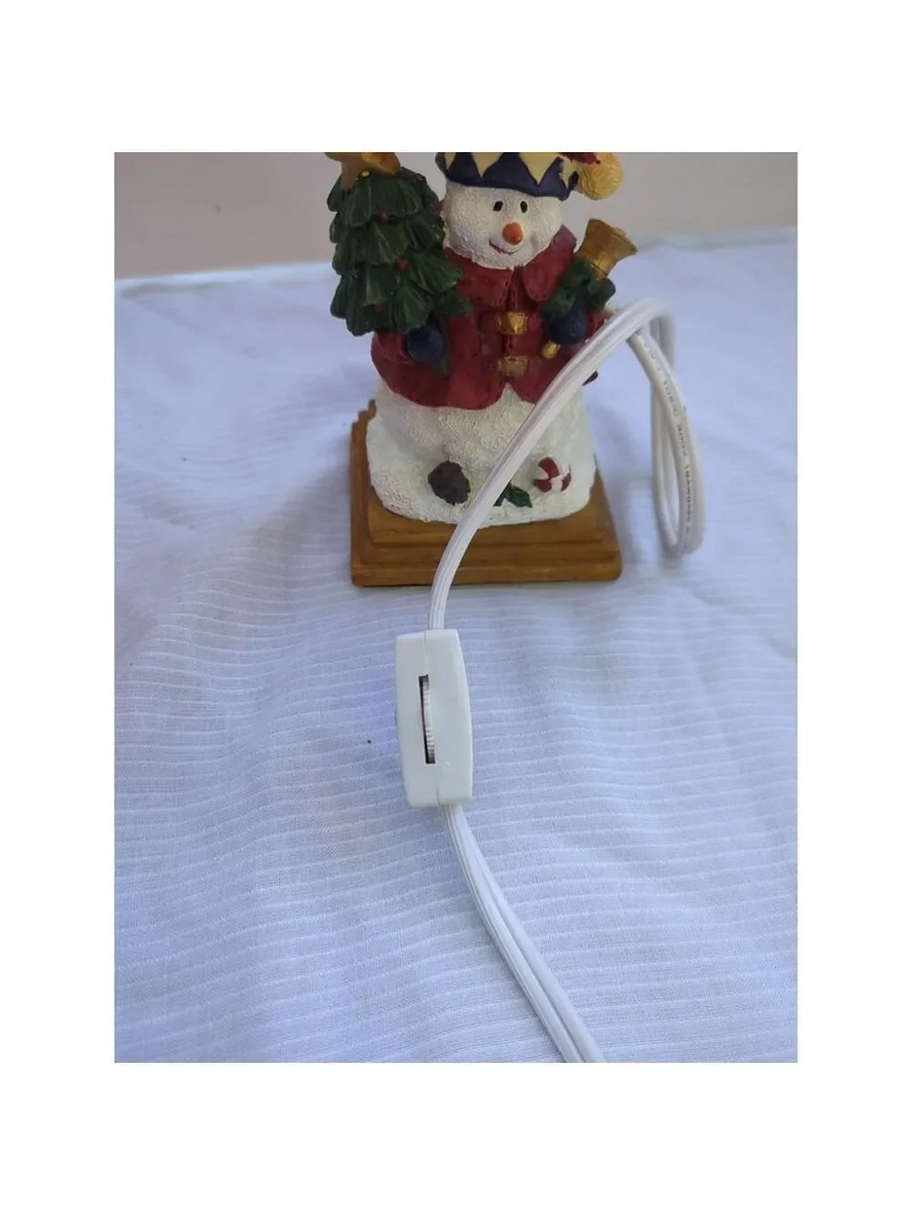 Welcome Home Home Again SNOWMAN Festive Christmas Night Light RARE NIB